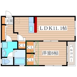 オリゾンＧ弐番館の物件間取画像